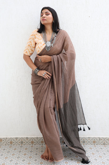 Pretty Brown Eyes Saree