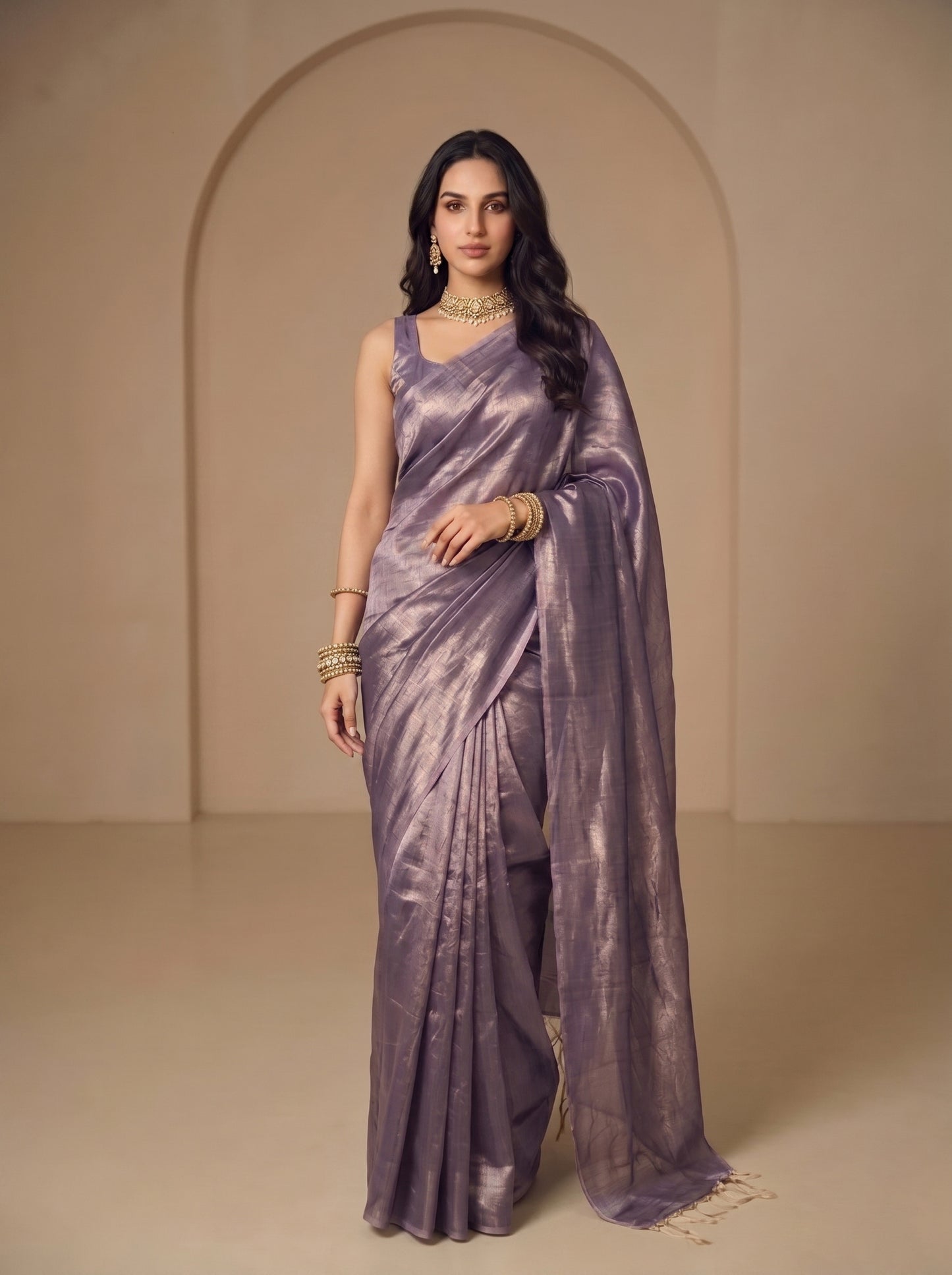 Tarini Handloom Tissue Saree