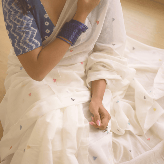 Love Note Jamdani Saree