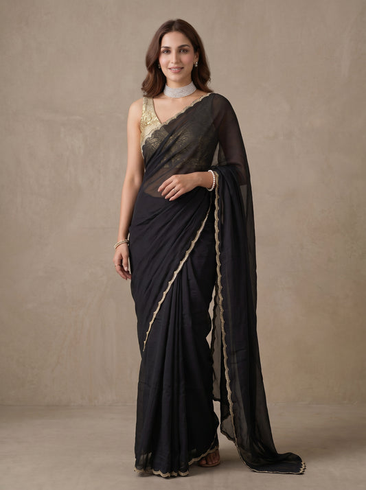 Art Deco Mul Saree