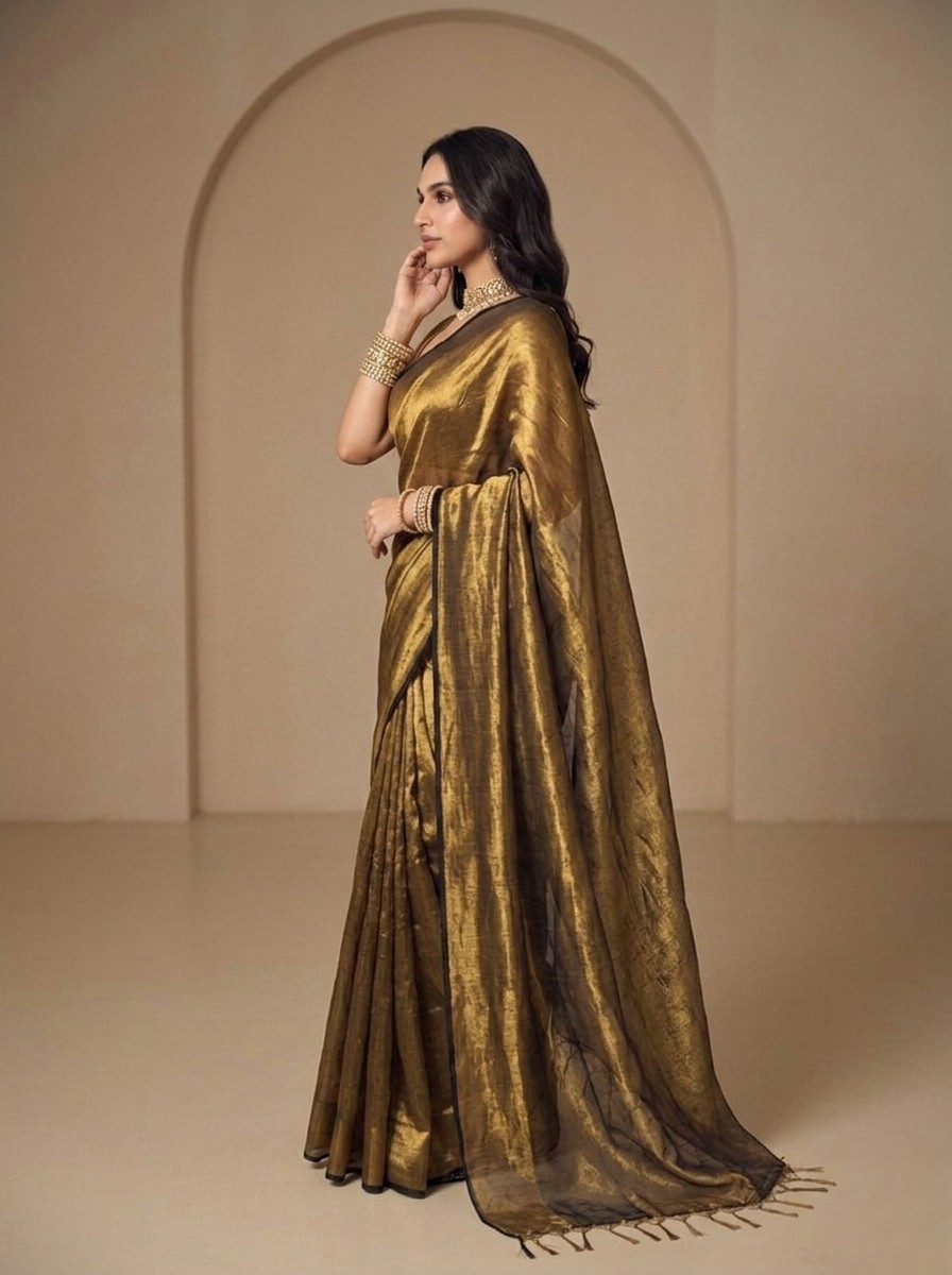 Zira Mulmul Tissue Saree