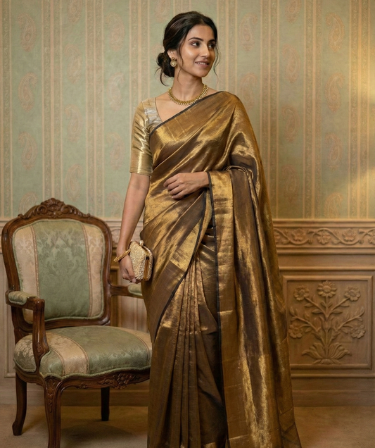 Zira Mulmul Tissue Saree