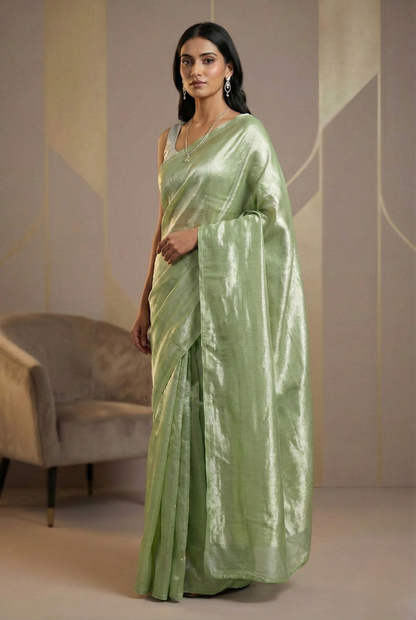 Zenya Handloom Tissue Saree