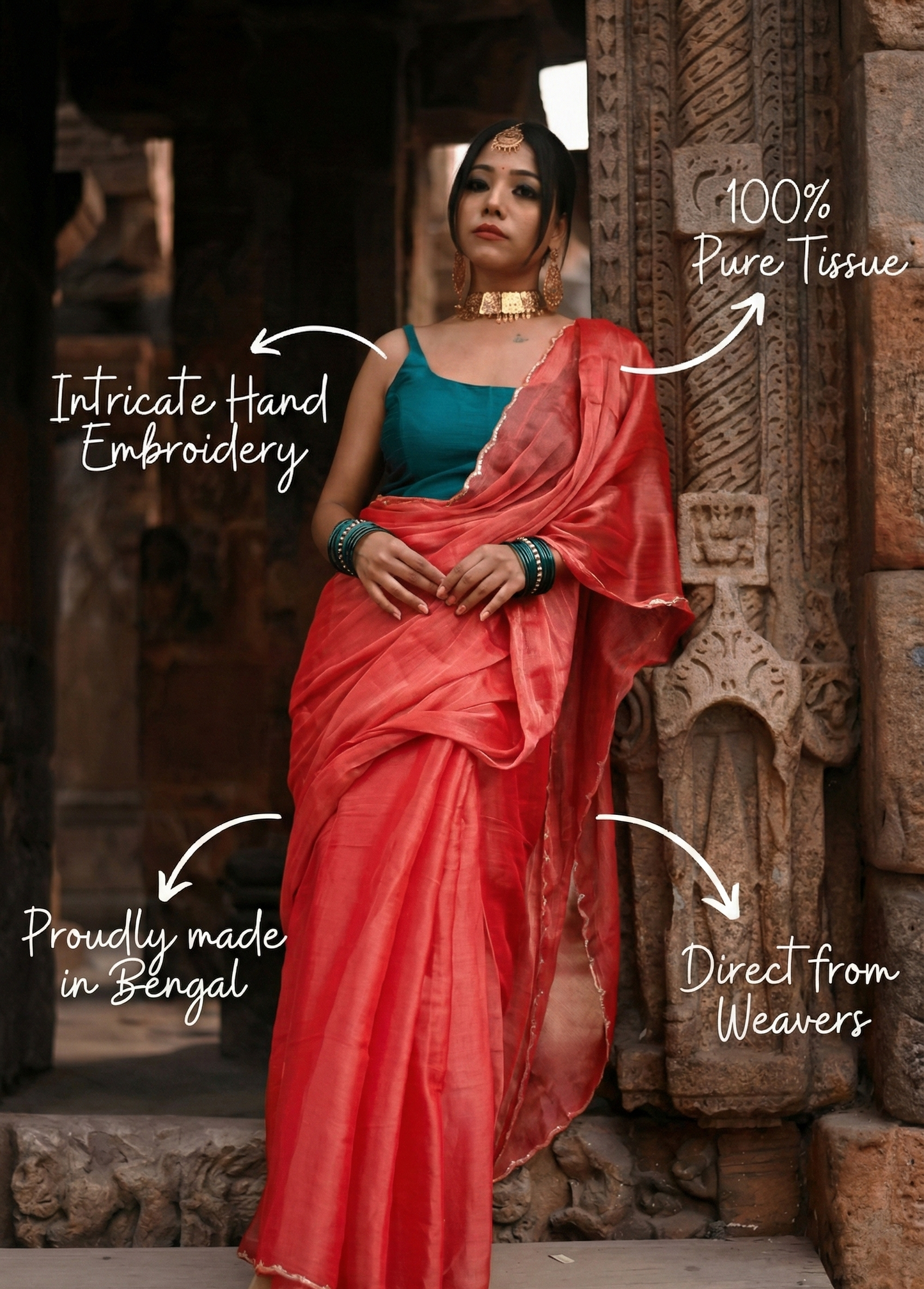 Reigning Queen Tissue Saree