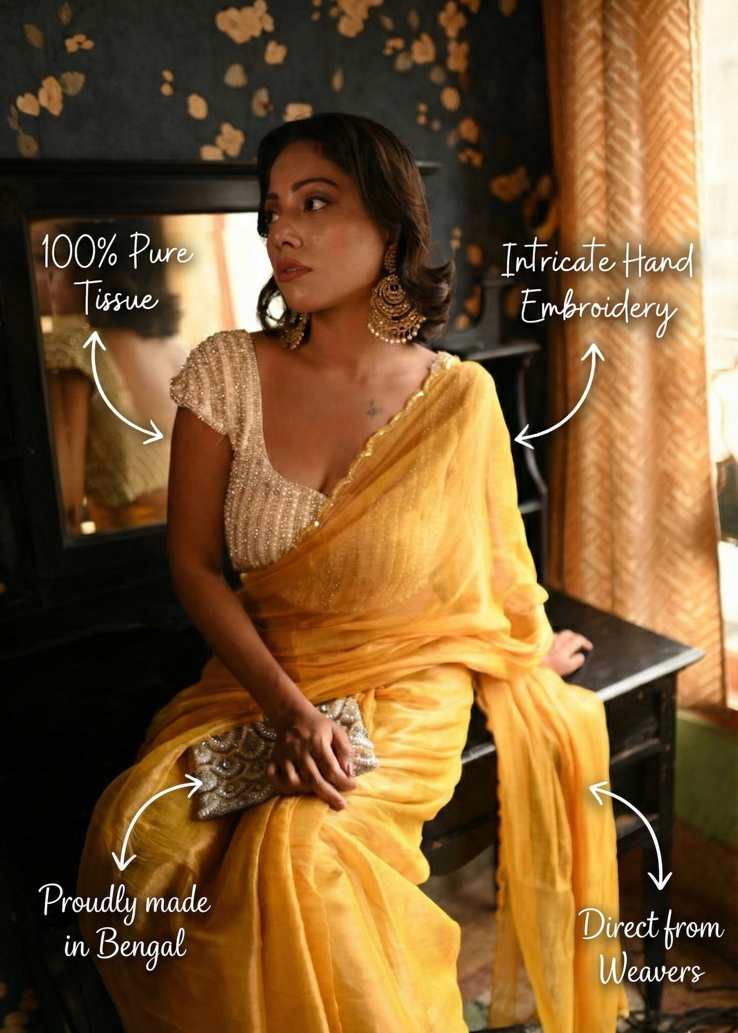 Miss Earth Tissue Saree