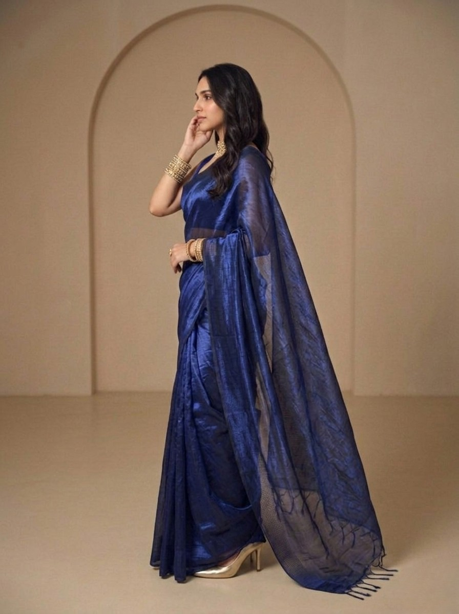 Vyomi Handloom Tissue Saree