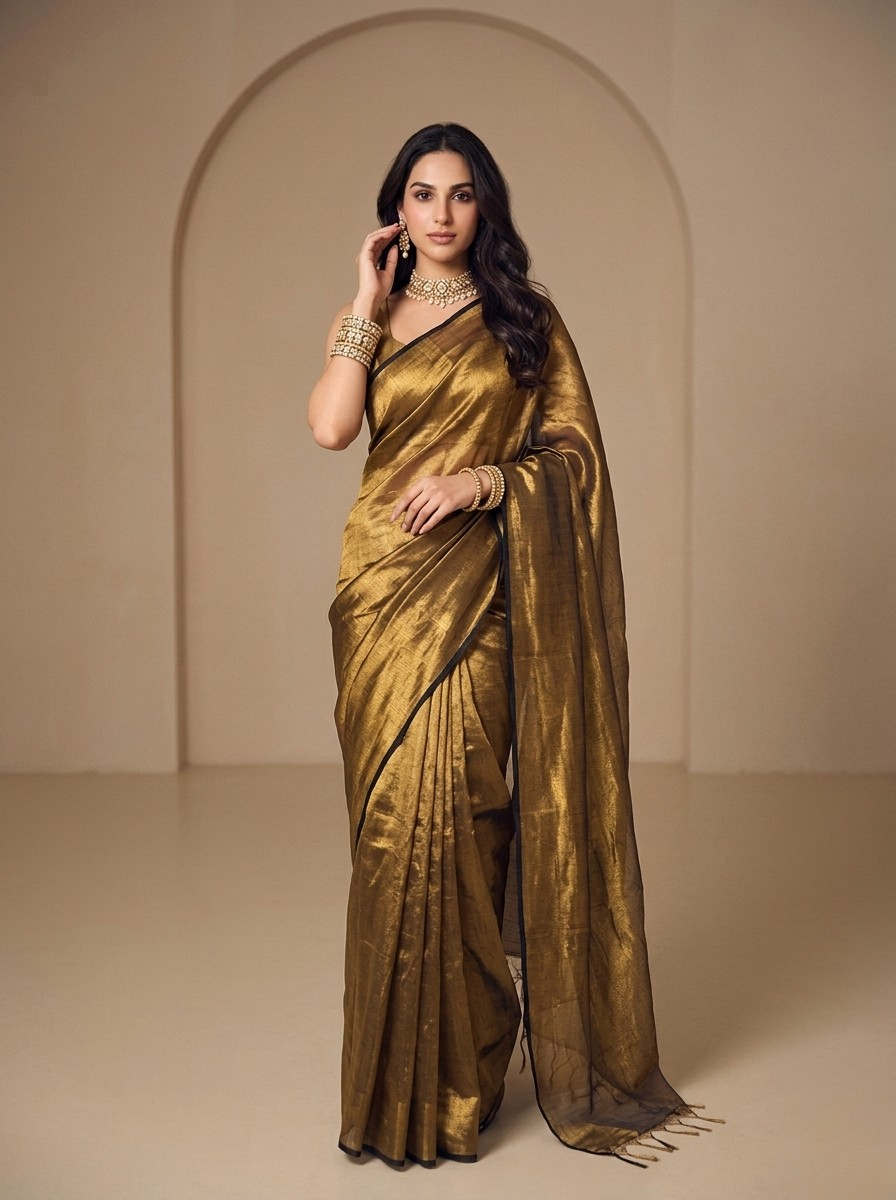 Zira Mulmul Tissue Saree