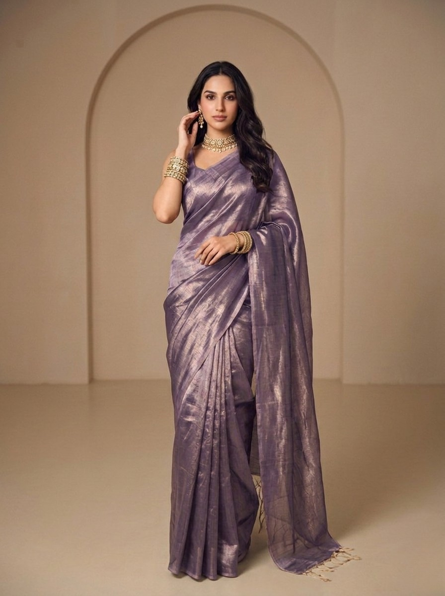 Tarini Handloom Tissue Saree