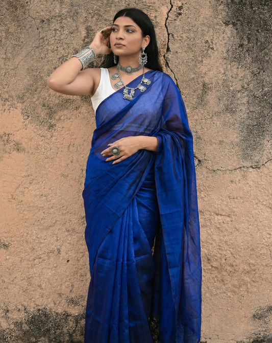 Vyomi Handloom Tissue Saree