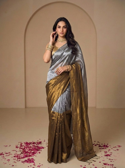 Amaira Handloom Tissue Saree