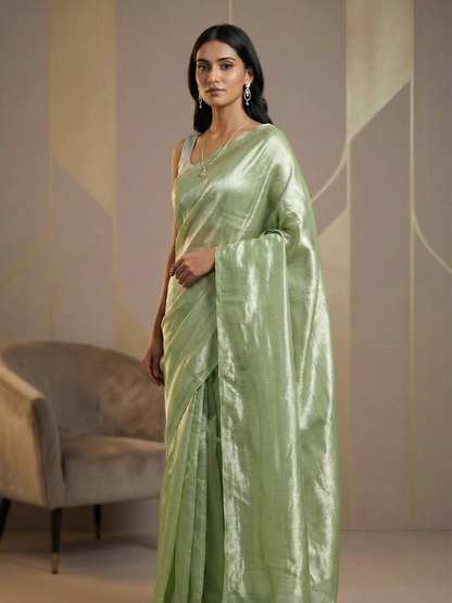 Zenya Handloom Tissue Saree