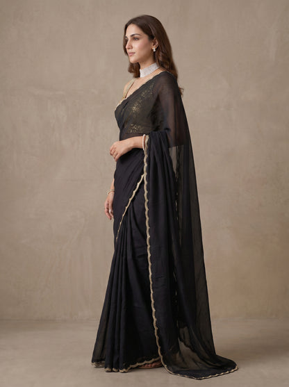 Art Deco Mul Saree