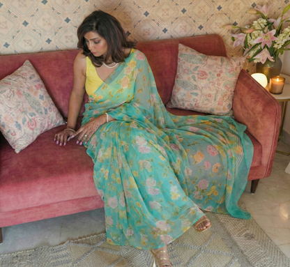 Selene Pure Chiffon Saree