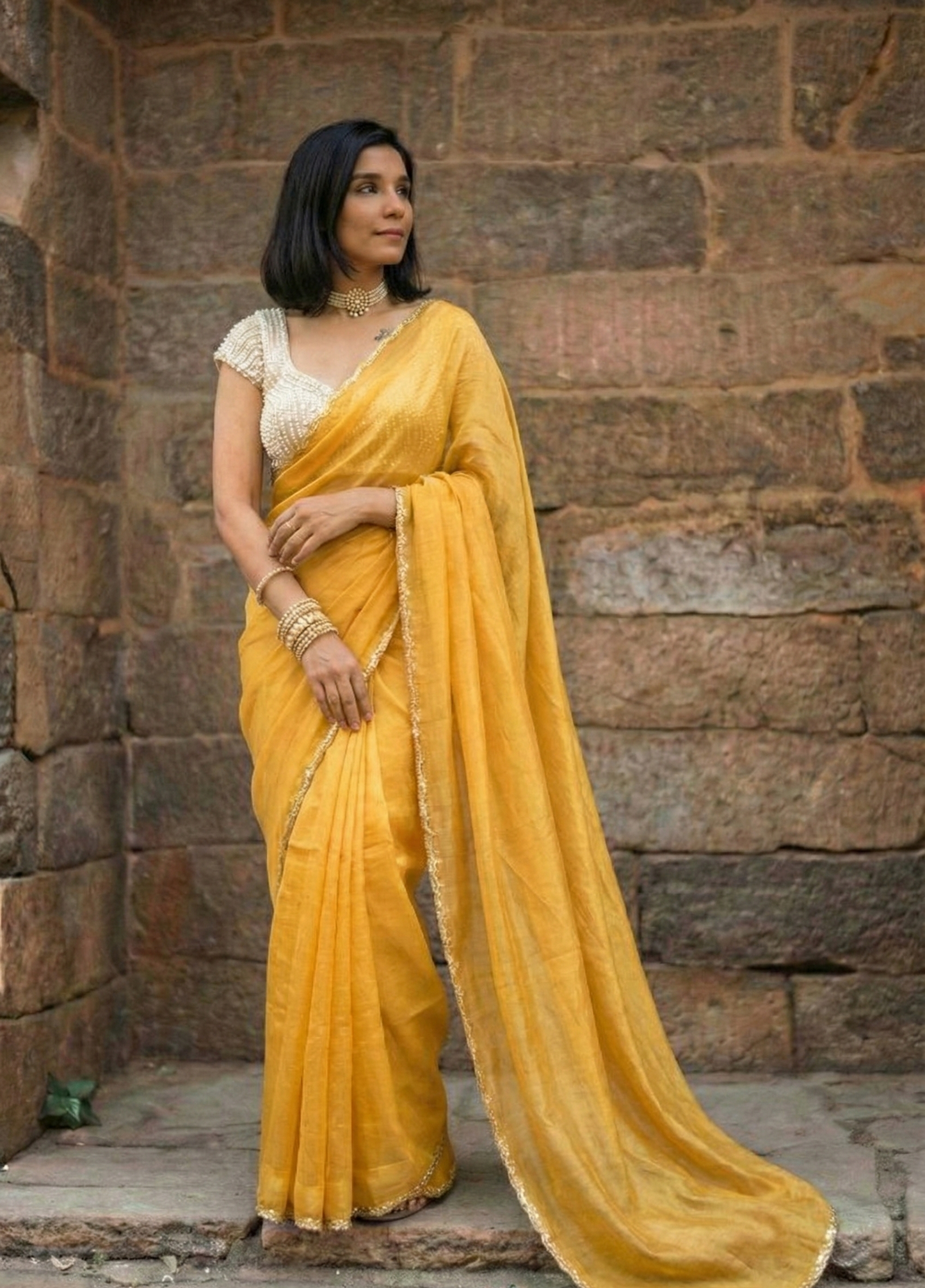 Miss Earth Tissue Saree