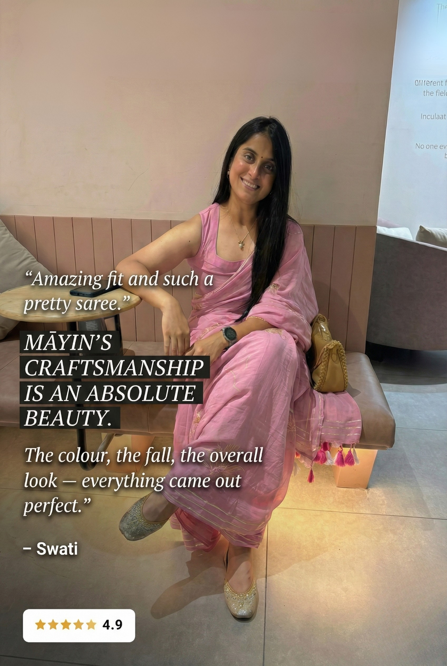 Mauve Kiss Mul Saree