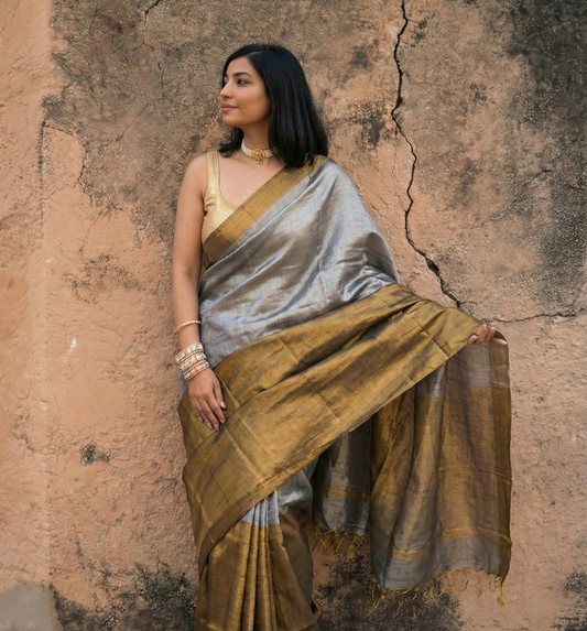 Amaira Handloom Tissue Saree