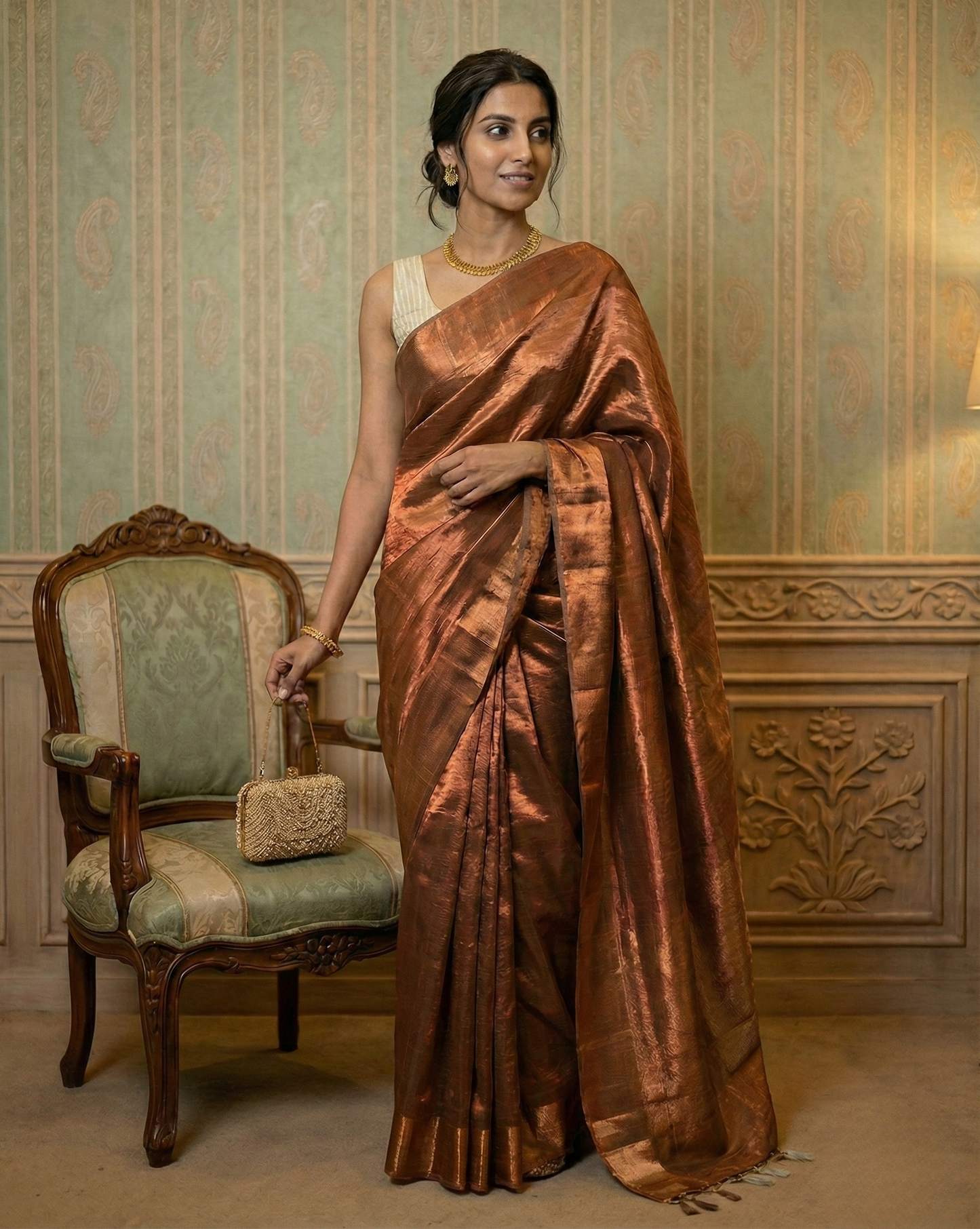 Devina Handloom Tissue Saree