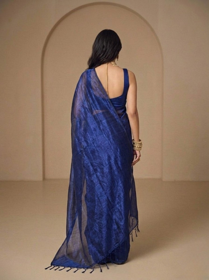 Vyomi Handloom Tissue Saree