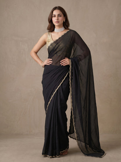 Art Deco Mul Saree